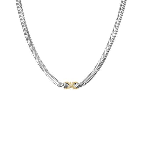 Effy Fine Jewelry Silver 0.18 Ct. Tw. Diamond Necklace